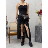 ギャザーアシンメトリーロングワンピース | EVRIS | 詳細画像38 