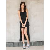 ギャザーアシンメトリーロングワンピース | EVRIS | 詳細画像43 