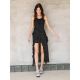 ギャザーアシンメトリーロングワンピース | EVRIS | 詳細画像44 