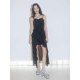 ギャザーアシンメトリーロングワンピース | EVRIS | 詳細画像47 