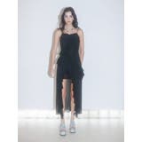 ギャザーアシンメトリーロングワンピース | EVRIS | 詳細画像48 