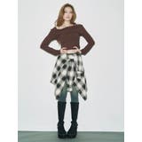 フードチェックオーバーサイズシャツ【セットアップ着用可能】 | EVRIS | 詳細画像11 