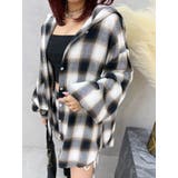 フードチェックオーバーサイズシャツ【セットアップ着用可能】 | EVRIS | 詳細画像21 