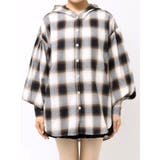 フードチェックオーバーサイズシャツ【セットアップ着用可能】 | EVRIS | 詳細画像27 