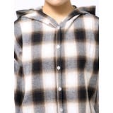 フードチェックオーバーサイズシャツ【セットアップ着用可能】 | EVRIS | 詳細画像30 