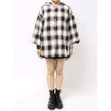 フードチェックオーバーサイズシャツ【セットアップ着用可能】 | EVRIS | 詳細画像34 