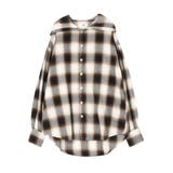 フードチェックオーバーサイズシャツ【セットアップ着用可能】 | EVRIS | 詳細画像38 