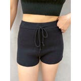 ブラック | ハイゲージニットショートパンツ | EVRIS