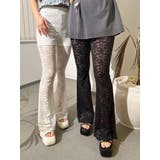 ハイウエストレースフレアパンツ | EVRIS | 詳細画像17 