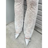 ハイウエストレースフレアパンツ | EVRIS | 詳細画像25 