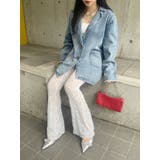 ハイウエストレースフレアパンツ | EVRIS | 詳細画像26 