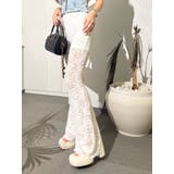 ハイウエストレースフレアパンツ | EVRIS | 詳細画像27 