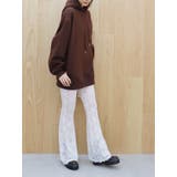 ハイウエストレースフレアパンツ | EVRIS | 詳細画像4 