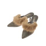 ポインテッドトゥフェイクファーミュール | EVRIS | 詳細画像48 