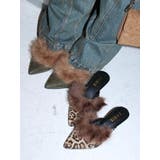 ポインテッドトゥフェイクファーミュール | EVRIS | 詳細画像7 