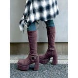 スタッズストレッチミドルブーツ | EVRIS | 詳細画像1 