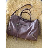 ブラウン | ファイクレザーボーホーBIG BAG | EVRIS