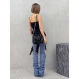 スタッズチェーンBIGショルダーBAG | EVRIS | 詳細画像19 