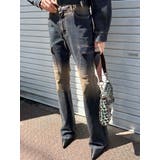 グラデーションフレアデニムパンツ【セットアップ着用可能】 ハイウエスト | EVRIS | 詳細画像28 