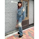 グラデーションフレアデニムパンツ【セットアップ着用可能】 ハイウエスト | EVRIS | 詳細画像42 