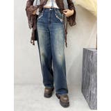 ポケットエンブロイダリーワイドデニムパンツ | EVRIS | 詳細画像19 