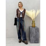 ポケットエンブロイダリーワイドデニムパンツ | EVRIS | 詳細画像21 