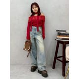 ポケットエンブロイダリーワイドデニムパンツ | EVRIS | 詳細画像24 