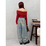 ポケットエンブロイダリーワイドデニムパンツ | EVRIS | 詳細画像26 