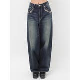 ポケットエンブロイダリーワイドデニムパンツ | EVRIS | 詳細画像28 