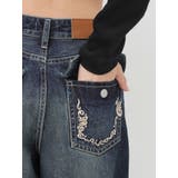 ポケットエンブロイダリーワイドデニムパンツ | EVRIS | 詳細画像32 