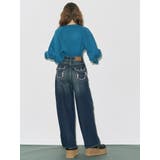 ポケットエンブロイダリーワイドデニムパンツ | EVRIS | 詳細画像5 