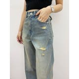 バックリボンワイドデニムパンツ | EVRIS | 詳細画像20 