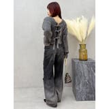 ヴィンテージライクダメージワイドデニムパンツ | EVRIS | 詳細画像18 