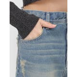 ヴィンテージライクダメージワイドデニムパンツ | EVRIS | 詳細画像32 