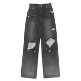 ヴィンテージライクダメージワイドデニムパンツ | EVRIS | 詳細画像38 