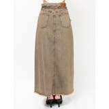 フリンジスリットロングデニムスカート | EVRIS | 詳細画像38 