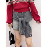 スリーブデザインデニムミニスカート | EVRIS | 詳細画像19 