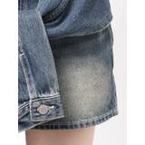 スリーブデザインデニムミニスカート | EVRIS | 詳細画像41 