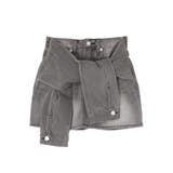 スリーブデザインデニムミニスカート | EVRIS | 詳細画像47 