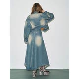 グラデーションスリットロングデニムスカート【セットアップ着用可能】 | EVRIS | 詳細画像11 