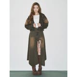 グラデーションスリットロングデニムスカート【セットアップ着用可能】 | EVRIS | 詳細画像15 