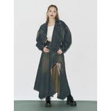 グラデーションスリットロングデニムスカート【セットアップ着用可能】 | EVRIS | 詳細画像2 