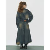 グラデーションスリットロングデニムスカート【セットアップ着用可能】 | EVRIS | 詳細画像4 