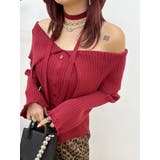 チョーカーオフショルニットトップス | EVRIS | 詳細画像12 