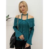 チョーカーオフショルニットトップス | EVRIS | 詳細画像23 