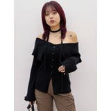 チョーカーオフショルニットトップス | EVRIS | 詳細画像8 