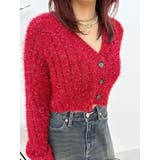 フェザーラメニットショートカーディガン | EVRIS | 詳細画像18 