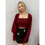 ビジューアンサンブルニットトップス | EVRIS | 詳細画像23 