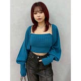 ビジューアンサンブルニットトップス | EVRIS | 詳細画像36 