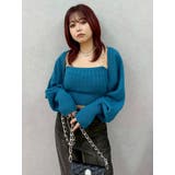 ビジューアンサンブルニットトップス | EVRIS | 詳細画像37 